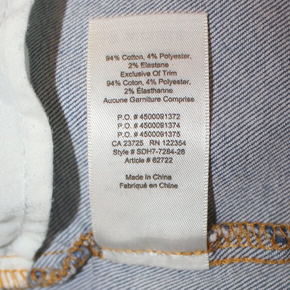 Aritzia Wilfred Free Medium Wash Raw Step Hem Denim Jean Skirt Size 6 - Picture 7 of 9